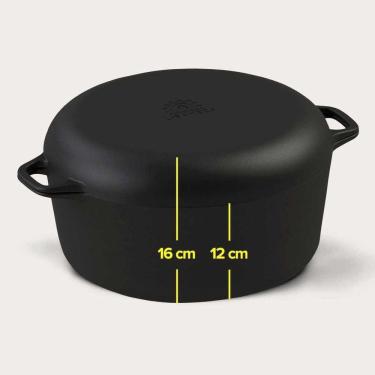 Imagem de Forno Holandês De Ferro Fundido Multiuso 7,6 Litros Libaneza