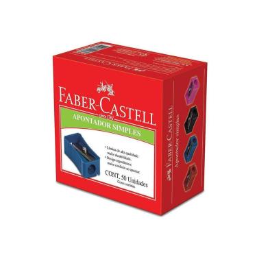 Imagem de Apontador Simples 50 Un Faber Castell Ap 50Zf