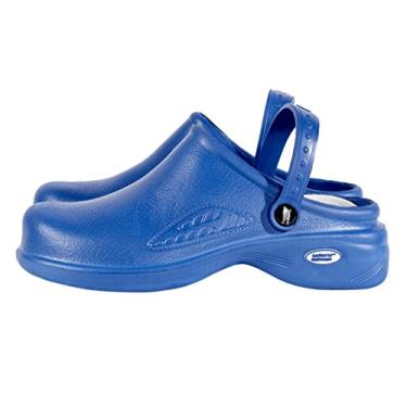 Imagem de M&M Scrubs - Sapatos de enfermagem/tamancos de amamentação femininos leves, Royal Blue, 9