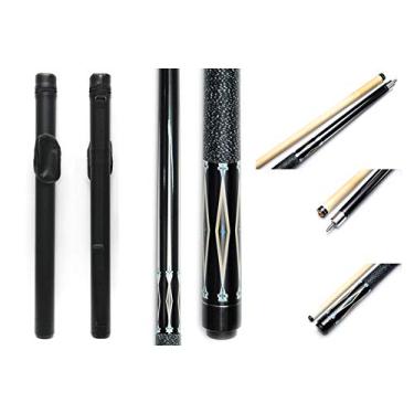 Imagem de Estojo rígido para taco de bilhar 1x1 para carregar taco de bilhar - 1B1S - comporta 1 bumbum e 1 eixo (várias cores disponíveis) (kit - 21 (taco + capa)