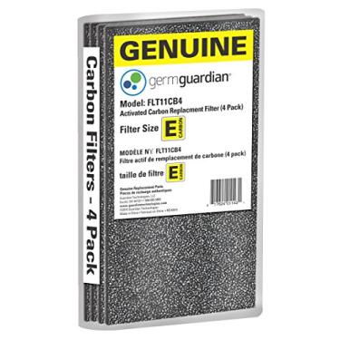 Imagem de Guardian Technologies GermGuardian Purificador de Ar de Carbono Genuíno Pacote com 4 Filtros FLT4100 Filtro E para Purificador de Ar Germ Guardian, FLT11CB4, Pacote com 4