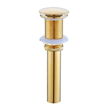 Imagem de Torneira de bacia de alavanca única 360 rotação bico misturador de bronze torneira para cozinha ou banheiro bacia de água misturador escova de ouro, sem transbordamento, China