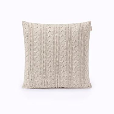 Imagem de Capa de Almofada Trico 50x50cm Sala Sofa Cama Tricot Berlim