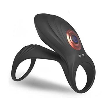 Imagem de Vibrador Anel Vibratório Para Casais Estimulação do Clitóris e do Ponto g Atraso na Ejaculação 10 Velocidades Zatla