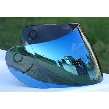 Imagem de Viseira Azul Iridium Polivisor Compativel Capacete Gdr Black Blade/Nasa Sh-821-811-881/ Subzero