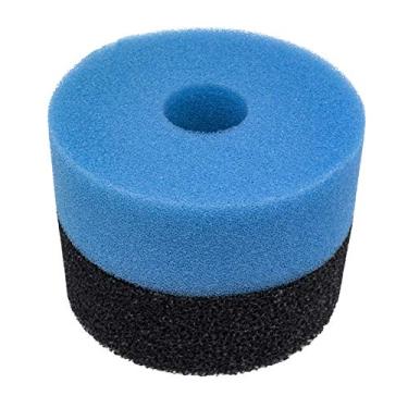 Imagem de LTWHOME Filtro preto e azul Esponja adequado para Jebao CF-10, PF-10 e Bermuda 4000 Filtro de pressão (pacote com 1 conjunto)