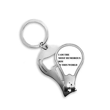 Imagem de Chaveiro abridor de cortador de unhas I Am The Humorous Boy