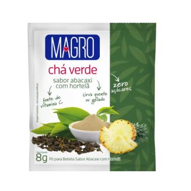Imagem de Lowcucar Chá Verde Magro Sabor Abacaxi Com Hortela Zero Açucares 8G