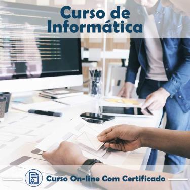 Imagem de Curso Online em videoaula de Informática com Certificado + 2 brindes