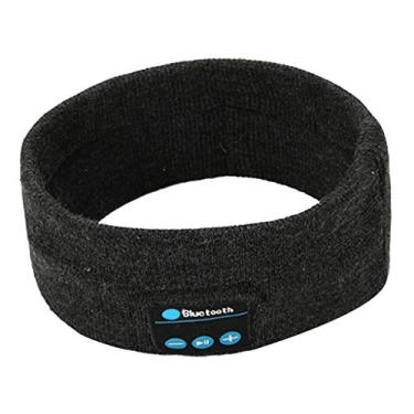 Imagem de #N/A Sleep fones de ouvido sem fio-v4.2 esportes bandana fones de ouvido, perfeito para esportes, dormentes laterais, viagens aéreas, meditação e - Cinza