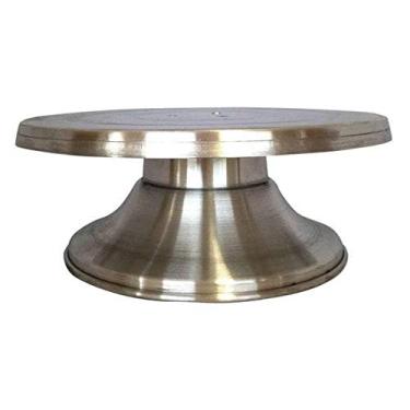 Imagem de Bailarina com Prato Giratório 30 cm em Alumínio Decorar