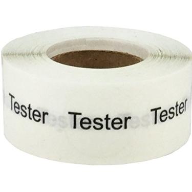 Imagem de Adesivos de ponto circulares transparentes, redondos de 1,9 cm, 500 etiquetas em um rolo