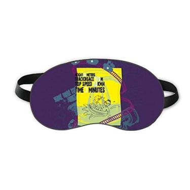 Imagem de Protetor de olhos macio para parque de diversões, porta-copos para dormir