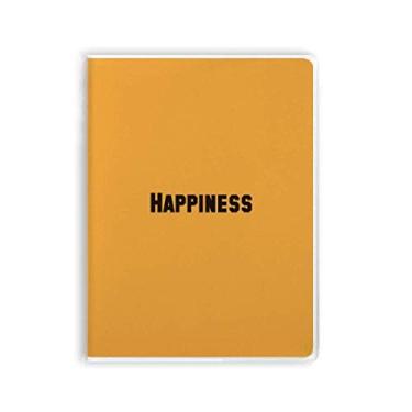 Imagem de Caderno de frases inspiradoras da Happiness Word, capa de chiclete, diário de capa macia