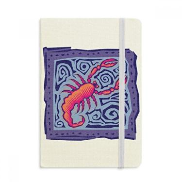 Imagem de Caderno Constellation Scorpio México Cultura Gravação Oficial Tecido Rígido Diário Clássico
