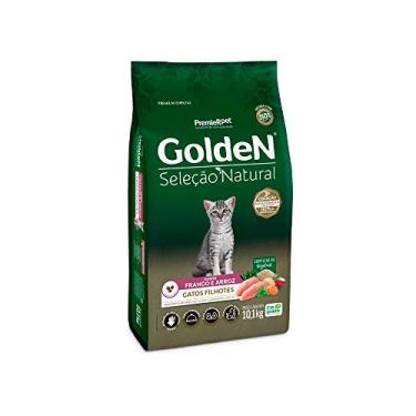 Imagem de Ração Golden Seleção Natural para Gatos Filhotes Sabor Frango - 10,1kg Premier Pet - Sabor Sem sabor