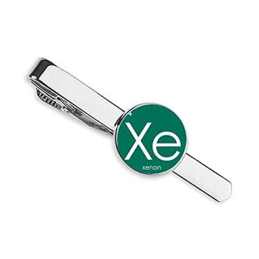 Imagem de Tabela de menstruação Elementos Químicos Rara Gás Xenon Xe Gravata Clipe de Gravata Presente Homem Negócio