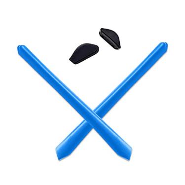 Imagem de Mryok Bocal de substituição para óculos Oakley Crosslink Zero Glass, Azul-celeste, One Size