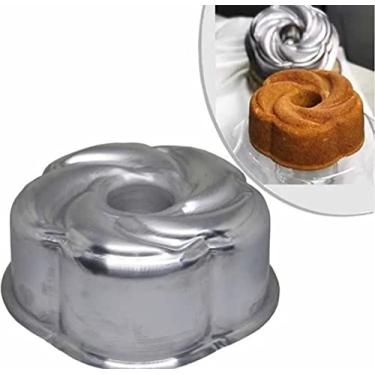 Imagem de Forma Para Bolo Torta Suíça Pudim Floral (24x9 Cm) Alumínio