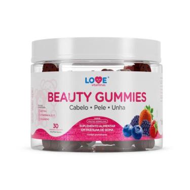 Imagem de Beauty Gummies 30 Gomas Vitaminas Cabelo, Pele E Unha - Inove Nutritio