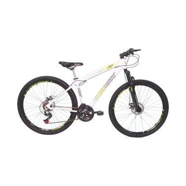Imagem de Bicicleta Niner 29 Mountain Bike Aro 29 Freio à Disco 21 Velocidades TK3 Track Bikes Branco/Amarelo