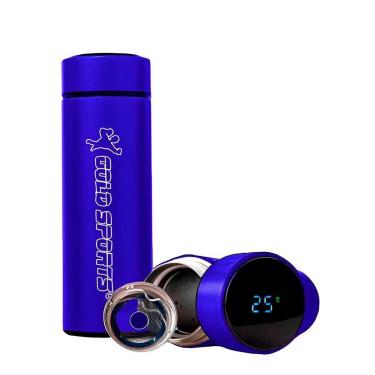 Imagem de Garrafa Térmica Aço Inoxidável Gold Sports SmartII-Com led Digital de tempratura Infusor de Chá-Unissex