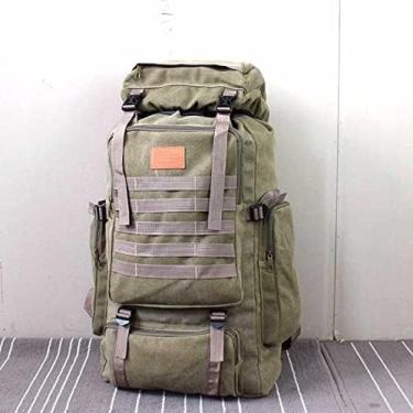 Imagem de Mochila Ao Ar Livre 50L Grande Sobrevivência Do Exército Tático Militar - Resistente À Água, Caminhada, Acampamento, Ciclismo, Viagem Ao Ar Livre, Para Homens, Mulheres, Acampamento/Pesca/Caminhad
