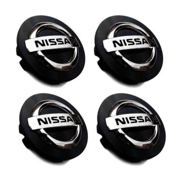 Imagem de Jogo 4 Calota Centro Roda Nissan Sentra March Kicks Versa
