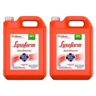 Imagem de Kit 2 Desinfetante Lysoform Uso Geral Original 5l