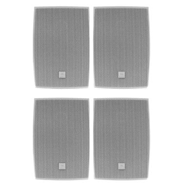 Imagem de Kit 4 Caixas de Som Acústica JBL C621B Passiva Branca - 200 Watts RMS