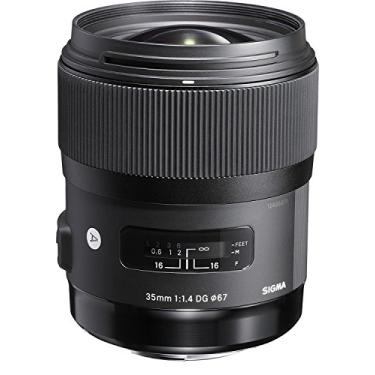 Imagem de Sigma Lente 35 mm F1.4 Art DG HSM para Nikon, preta, 3,7 x 3,03 x 3,03 (340306)