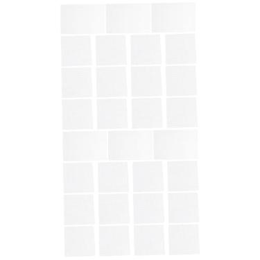 Imagem de STOBOK Tapetes Brancos 30 Peças 1 Malha Ponto Cruz Para Tecer Conjunto Branco Tecido Bordado