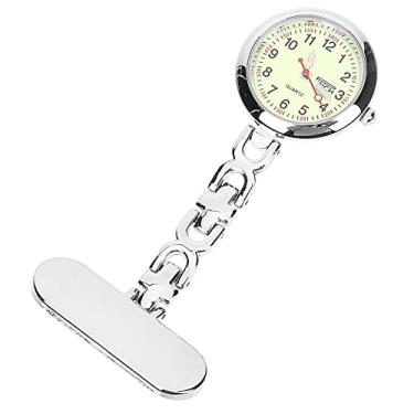 Imagem de CALLARON relógio de enfermeira relógios de enfermagem para enfermeiras médicos clipe no relógio relógios para homens relógios masculinos relógio de bolso para o peito relógio de chaveiro