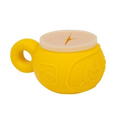 Imagem de Porta Salgadinho Girafa, Marcus E Marcus, Amarelo, Pequeno