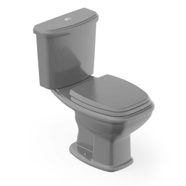 Imagem de Kit Vaso Sanitário com Caixa Acoplada e Assento Soft Close Fit Plus Celite Preto Brilhante