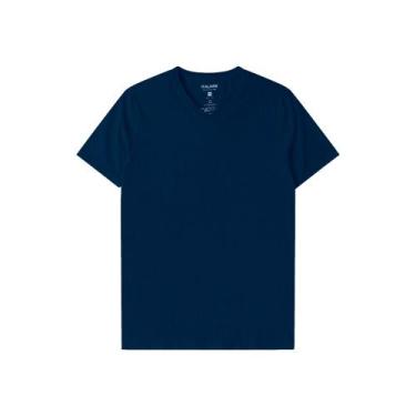 Imagem de Camiseta Básica Masculina Gola V Malwee Ref. 04422
