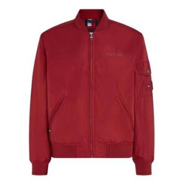 Imagem de Jaqueta Masculina Tommy Hilfiger Varsity Bomber Bordô-Masculino