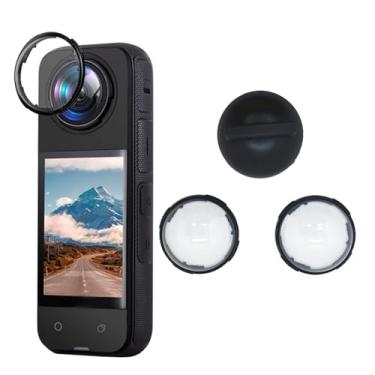Imagem de Protetores de lente rotativa compatíveis com Insta360 X4 Action Camera Lens Protector Frame Protective Cover Cage Removível à prova d'água antiarranhões Acessórios de tampas de lente de câmera
