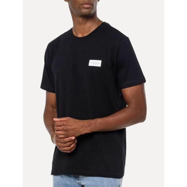 Imagem de Camiseta Calvin Klein Jeans Masculina Logo Retângulo Since 1978 Preta-Masculino
