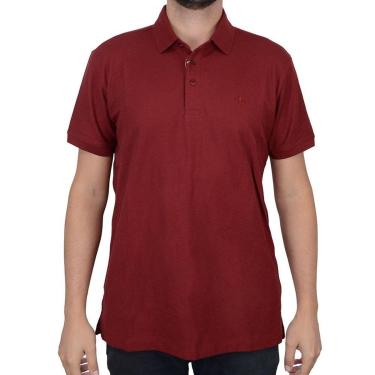 Imagem de Camisa Masculina Dudalina Polo Pima Essentials Vinho - 77012-Masculino