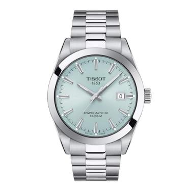 Imagem de TISSOT Gentleman Powermatic 80 Silicium, Cinza - Relógio Automático Masculino Esportivo - 40mm, Aço Inoxidável, Resistente à Água 100m