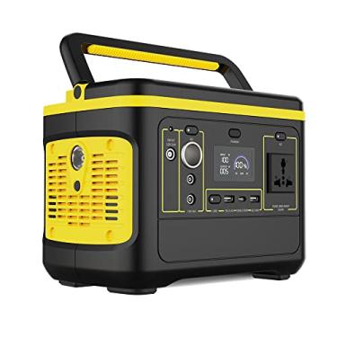 Imagem de Estação de energia portátil 600W(pico de 1200 W), 568Wh Outdoor Solar Generator Mobile Lithium Battery Pack com 110V/600W AC Outlet para uso doméstico, backup de emergência, Road Trip Camping, Gerador