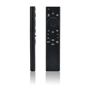 Imagem de JISOWA Controle remoto de voz para Samsung QN43QN90DAFXZA QN55QN85DBFXZA QN48S90DAEXZA QN65LS03DAFXZA QN65Q60DAFXZA QN85Q70DAFXZA UN50DU8000FXZA UN55DU7200FXZA A QN70 Substituição para Smart TV