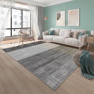 Imagem de Tapete Sala de estar Sofá Mesa de centro Tapete de chão Decoração de quarto de luxo Tapetes macios para casa Tapete grande de flanela 11.180 x 280 cm 71 x 110 pol.