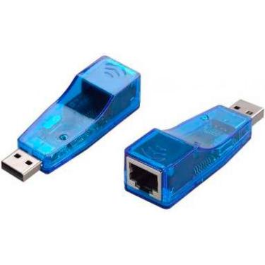 Imagem de Adaptador USB 2.0 Lan placa rede Externa RJ45