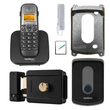 Imagem de Telefone sem fio Intelbras com Interfone TIS 5010 Fechadura