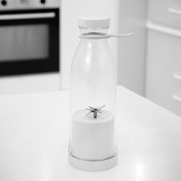 Imagem de Mini Liquidificador USB Portatil Garrafa Whey Suco 420ML 40w - cc