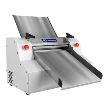 Imagem de Laminador Industrial de Massa de Pão, Pastel, Pizza Elétrico Profissio