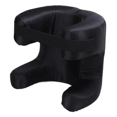 Imagem de Travesseiro Facial, Travesseiro Confortável para Treinamento de Sono Nas Costas para Dormir (Preto)