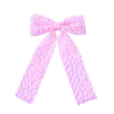 Imagem de Laço Renda Adulto Infantil Classico - Menina de Laço, Rosa